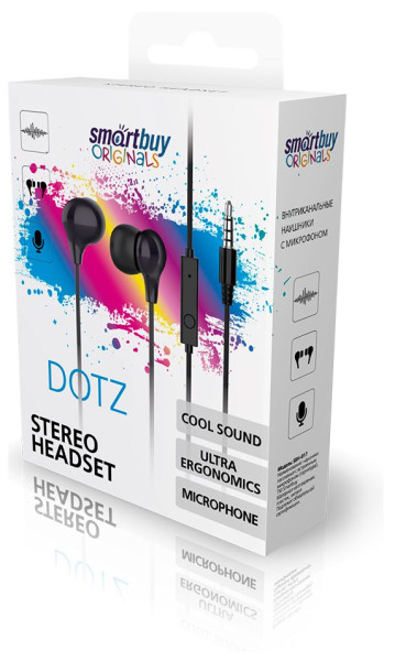 SMARTBUY (SBH-017) DOTZ черный