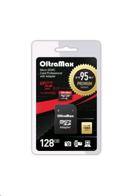 OLTRAMAX 128GB microSDXC с адаптером Class 10