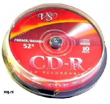 VS CD-R 80MIN 52x CAKE (10)