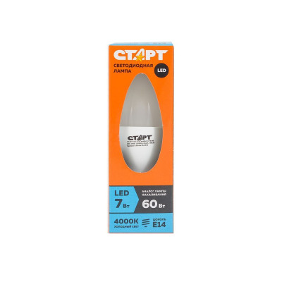 СТАРТ (17281) LEDCANDLE E14 7W40 WS