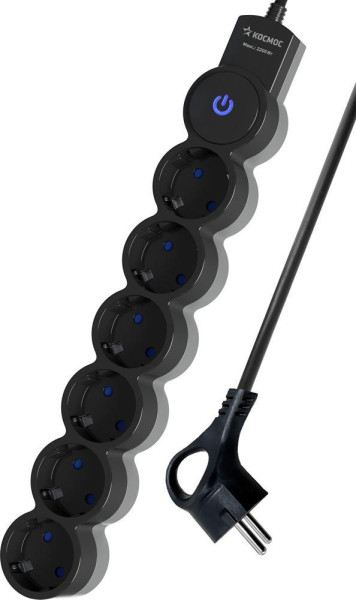 КОСМОС YKsm1.5m-6g-Z-V10A-B Черный/серый