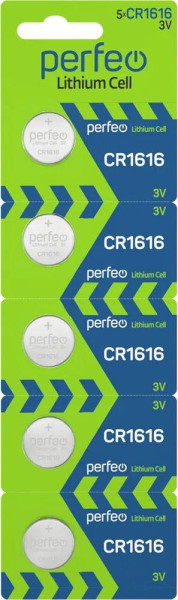 PERFEO (PF_C4996) CR1616/5BL LITHIUM CELL