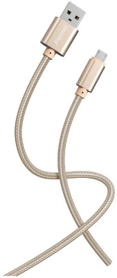 SMARTBUY (iK-12-S02g) S02 MicroUSB золотистый, 3 А, 1 м