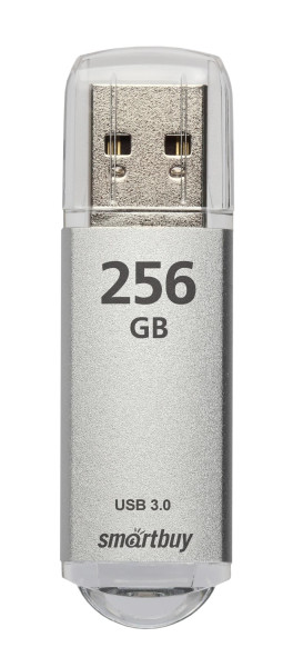 SMARTBUY 256 GB V-CUT SILVER USB3.0