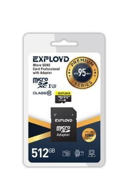 EXPLOYD 512GB microSDHC Class10