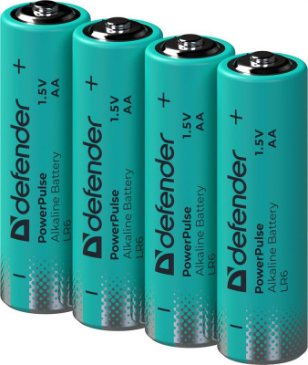 DEFENDER (56033) LR6-4BL АА, блистер, 4 шт., PowerPulse