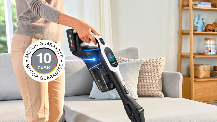 Пылесос Bosch BCS1041WAC Unlimited 10, аккумуляторный, до 80 минут работы