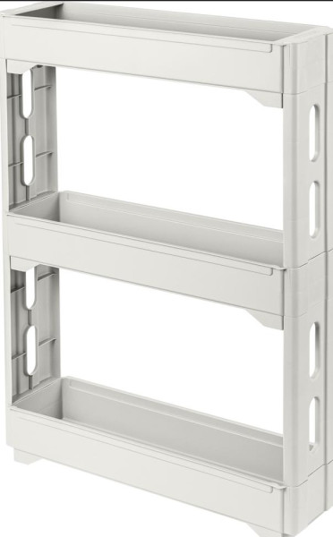 KEEPLEX KL383812048 Regular на колесиках трехсекционная УЗКАЯ53,7х13,8х71 см белое облако