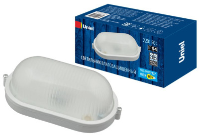 UNIEL UWL-O01 100W/E27 IP54 WHITE Овал