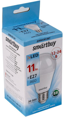 SMARTBUY (SBL-A60_12-24-11-40K-E27) нейтральный A60_12-24В-11W00/E27