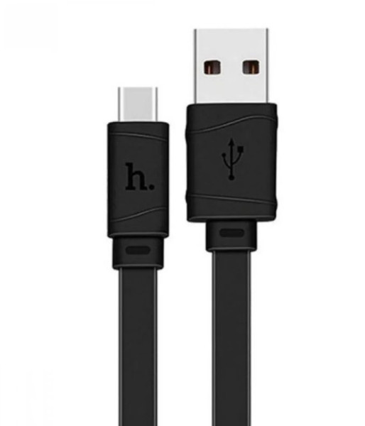 HOCO (6957531042693) X5 USB-Type-C 2.4A 1.0М силикон черный