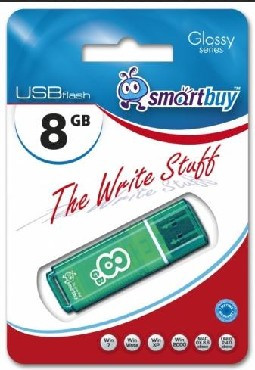 SMARTBUY (SB8GBGS-G) 8GB GLOSSY SERIES GREEN
