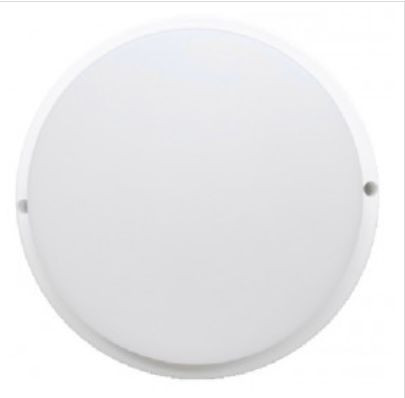 ECOLA DPRV18ELC LED ДПП светильник Круг накладной IP65 матовый белый 18W 220V 4200K 175X45