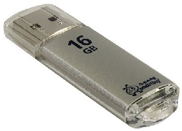 SMARTBUY 16GB V-CUT SILVER