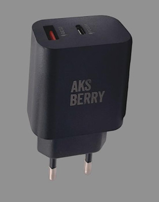 AKSBERRY (6900253220017) T43 20W PD + QC3.0 , черный