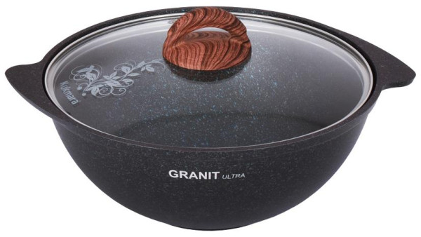 КУКМОР кгг47а а/пр литой 4,5л д/плова стекл/кр Granit ultra blue