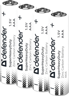 DEFENDER (56046) R03-12S ААА, шринк, 12 шт., Zinc