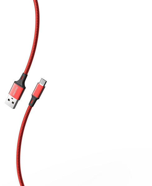 SMARTBUY (iK-22-S14rb) S14 MicroUSB красный/черн., 3 А, 2 м