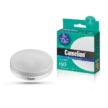 CAMELION (13614) LED8-GX53/865/GX53 (Эл.лампа светодиодная 8Вт 220В)