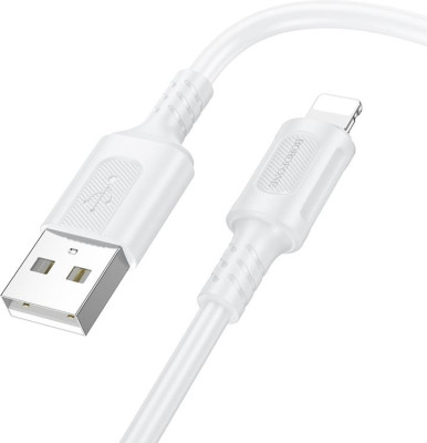 BOROFONE (6941991116346) BX112 2.4A PD 27W USB-Lightning 8 Pin 1 m белый