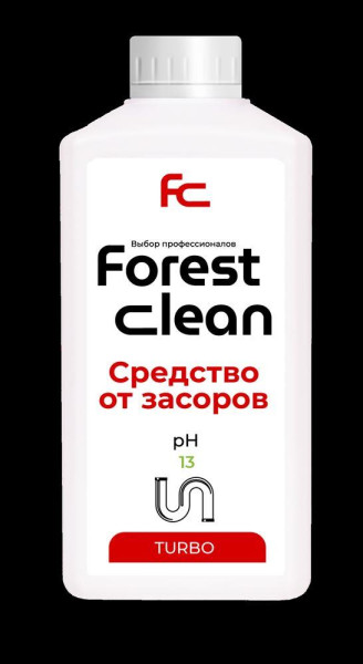 FOREST CLEAN Гель для устранения засоров "TURBO" 1л