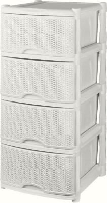KEEPLEX KL377312048 Rattan четырехсекционный 50х41,5х55,5см белое облако