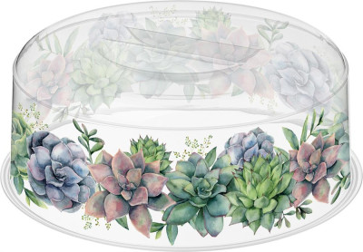 IDILAND Botanica D250мм с декором (бесцветный) 222132601/00