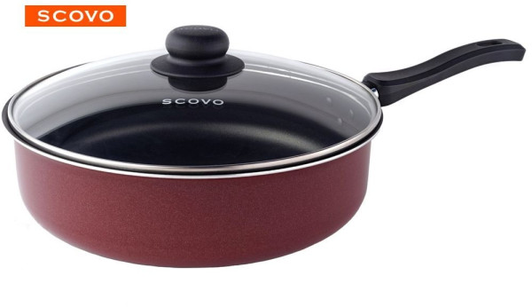 SCOVO expert СЭ-018 со стекл. крышкой д.24 см