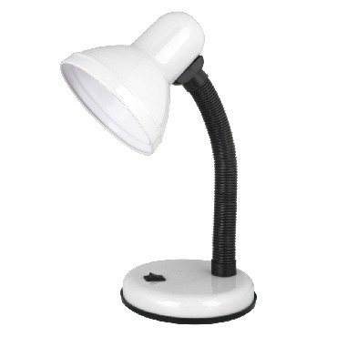 ULTRAFLASH UF-301 С01 белый (Светильник настольный,230V 60W)