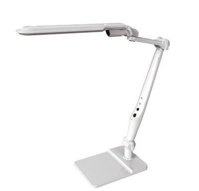 CAMELION KD-831 C01 белый (LED Свет-к наст.10 Вт,230В, осн+струбц.,600 лм,сенс.рег.ярк и цвет.тем)