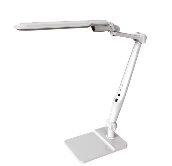 CAMELION KD-831 C01 белый (LED Свет-к наст.10 Вт,230В, осн+струбц.,600 лм,сенс.рег.ярк и цвет.тем)
