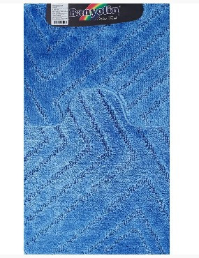 САНАКС 00289 CLASSIC UNI ПОЛОСКИ Коврик в ванную двойной СИНИЙ 55х90+45х55 см 100% полиэстер