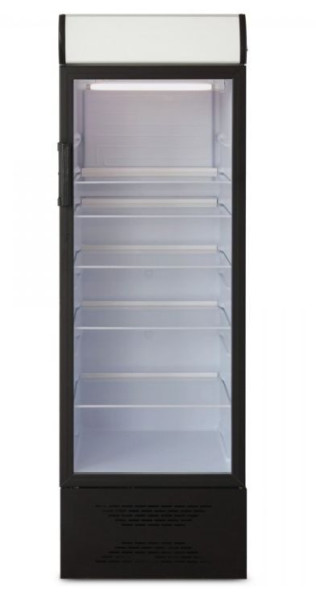 БИРЮСА B310P 310л черный витрина