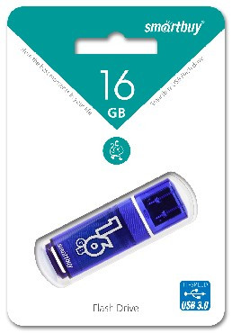 SMARTBUY (SB16GBGS-DB) 16GB GLOSSY SERIES DARK BLUE USB 3.0