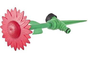 PARK HL2107R разбрызгиватель цветок на пике (330029) красный