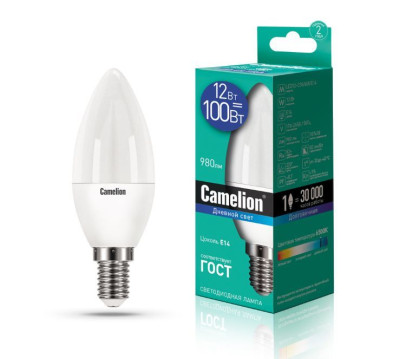 CAMELION (13691) LED12-C35/865/E14 (Эл.лампа светодиодная 12Вт 220В)