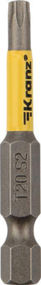 KRANZ (KR-92-0427-1) Бита для шуруповерта Torx T20х50 мм (2 шт./уп.)