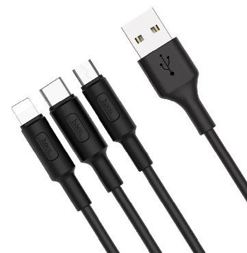 HOCO (6957531080145) X25 USB-Type-C 2A 1.0m - черный