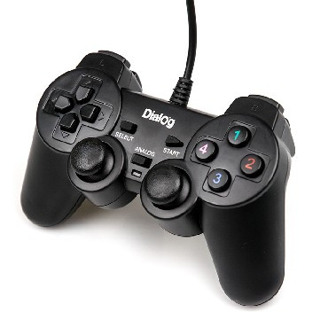 DIALOG GP-A11 Action - вибрация, 12 кнопок, USB, черный