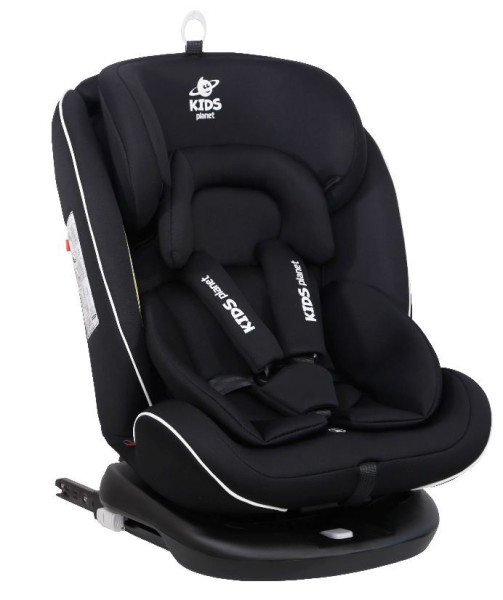 KIDS PLANET "STARSHIP ISOFIX ", гр. 0+/I/II/III, 0-36 кг, 0-12 лет, антрацит KRES3604