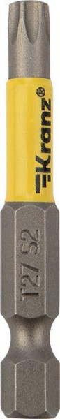 KRANZ (KR-92-0429-1) Бита для шуруповерта Torx T27х50 мм (2 шт./уп.)