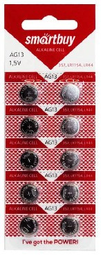 SMARTBUY (SBBB-AG13-10B) AG13-10B в упаковке 10шт (цена за 1шт)