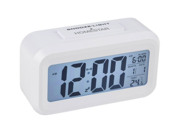 HOMESTAR Часы электронные HOMESTAR HS-0110 белые 104307
