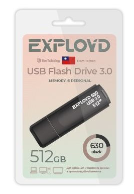 EXPLOYD EX-512GB-630-Black USB 3.0