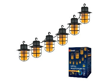 UNIEL UL-00006558 USL-S-121/PT2500 LANTERNS Садовая гирлянда на солнечной батарее