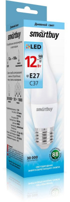 SMARTBUY (SBL-C37Can-12-40K-E27) свеча на ветру C37-12W00/E27