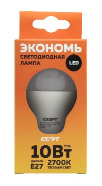 СТАРТ (17291) LEDGLS E27 10W30 WS