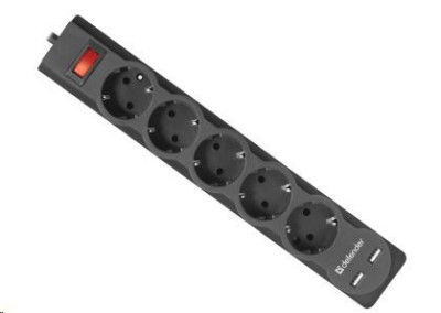 DEFENDER (99753) DFS 753 3 м, 5 розеток