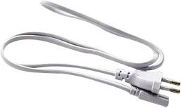 ECOLA LT5RPPELT LED linear сетевой шнур для светильника T5 с вилкой , 1м белый