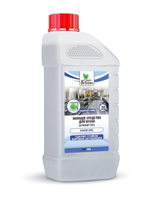 CLEAN&GREEN CG8060 Моющее средство для кухни "Shine-Gel" (антижир, гель) 1 л.